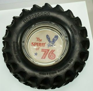 Vintage Tractor Tire Ashtray Firestone The Spirit Of 76 All Traction Field And R