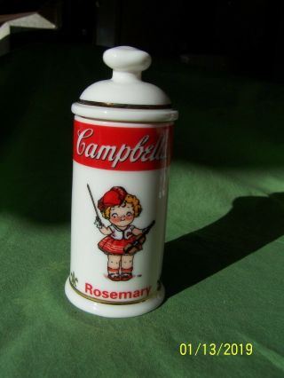 Danbury - Campbell Soup Spice Jar - Rosemary - - 1995