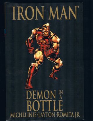 Iron Man: Demon In A Bottle By Michelinie Layton & Jr Jr 2008 Hc Marvel Premier