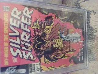 The Silver Surfer 3 Cgc 7.  5 1st Appearance Of Mephisto