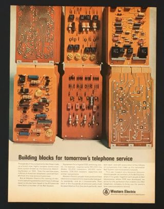 1965 Western Electric Bell System Advertisement Telphone Switch Phone Print Ad