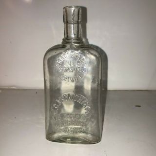 Lawrence Mass J.  C.  Mccarthy 178 Essex St.  Vintage 1/2 Pint Bottle