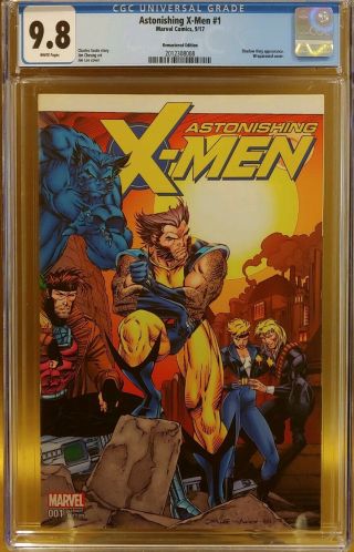 Astonishing X - Men 1 Jim Lee 1:1000 Remastered Cgc 9.  8 Nm/m