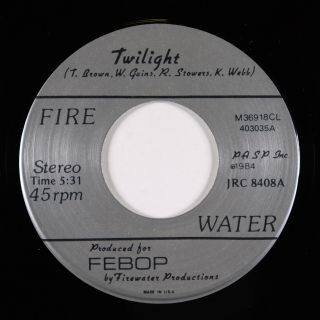 Funk Jazz Synth 45 - Fire Water - Twilight - Febop - Nm Mp3