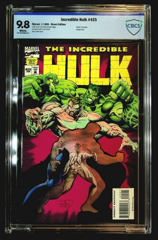 Incredible Hulk 425 Cbcs 9.  8 Sharp,  Riggs,  Frank,  " Death " Of Achilles