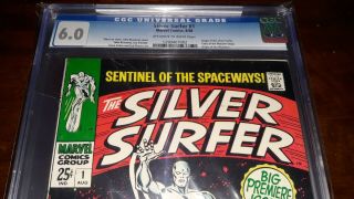 Silver Surfer 1 CGC 6.  0 1968 - Origin Silver Surfer - Stan Lee Story 2