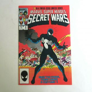 Marvel Heroes Secret Wars 8 (1984) Uncirculated Key Issue 1st Blacksui B02