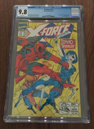 X - Force 11 - Cgc 9.  8 - White Pages - 1st Appearance Of Domino