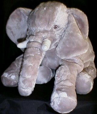 Ikea Leddjur Klappar Elephant 11 " Squishy Gray Plush Elefant Stuffed Animal