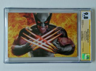 Return Of Wolverine 1 - Cgc Ss 9.  8 - Krs Virgin Cover B Signed By Mike Mayhew