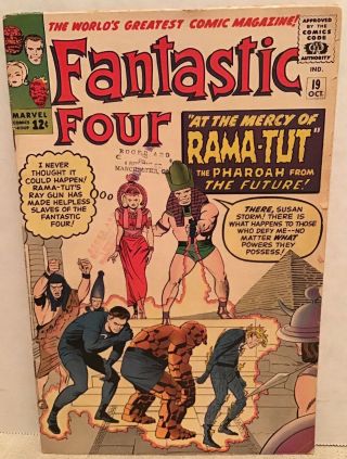 Fantastic Four 19 Marvel Comic 1963 Vintage Silver Age Stan Lee Jack Kirby 1960s