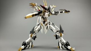 1/100 Metal Myth Barbatos Dragon King Gundam Action Figure Robot Toy Model Kit 4