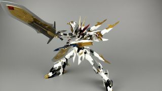 1/100 Metal Myth Barbatos Dragon King Gundam Action Figure Robot Toy Model Kit 8