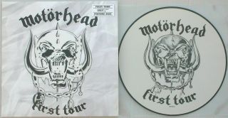 Motorhead “first Tour” London /u.  K. ,  October 1975,  Picture Disc,  Poster,