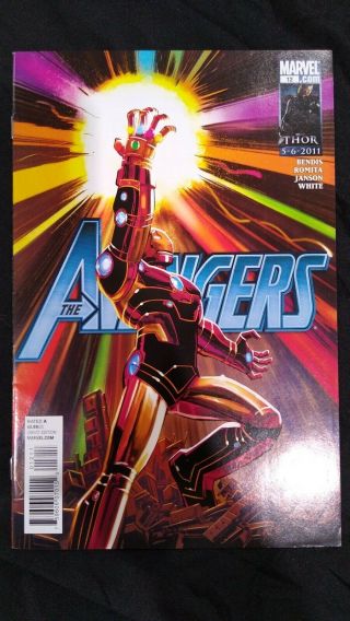The Avengers 12 Iron Man Infinity Gauntlet Key Issue 2011 Marvel Comics