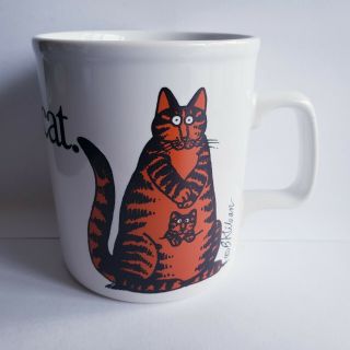 B Kilban Momcat Coffee Mug Staffordshire Potteries Kiln Craft 8 Oz Made England