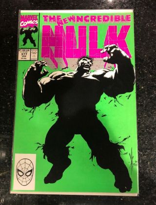 Incredible Hulk 377 1st Professor Hulk Avengers Endgame Marvel 1990 First