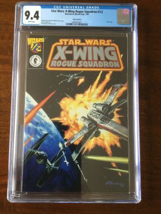 Star Wars Limited Silver Foil X - Wing Rogue Squadron 9.  4 Cgc Grade Comic 1/2