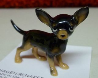 ➸ Hagen Renaker Dog Miniature Figurine Chihuahua Black