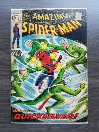 The Spider - Man 71 (apr 1969,  Marvel) 6.  0 Fn