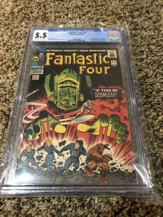 Fantastic Four 49 (4/66) Cgc 5.  5 1st Full App.  Of Galactus,  2nd Silver Surfer