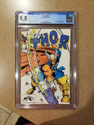 Thor 337 Cgc 9.  8 White Pages First Appearance Beta Ray Bill Gotg 3