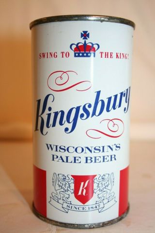 Kingsbury Pale Beer 12 Oz Flat Top - Kingsbury Breweries Co. ,  Sheboygan,  Wi.