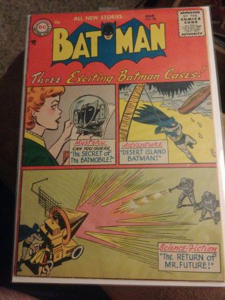 Batman 98 Golden Age Dc Comic Secrets Of The Batmobile