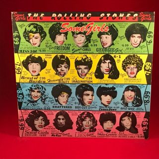 Rolling Stones Some Girls 1978 Uk Vinyl Lp,  Inner