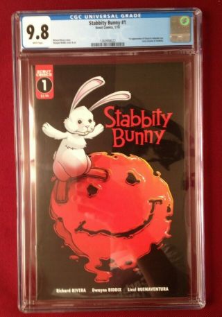 Stabbity Bunny 1 Cgc Graded 9.  8 Scout Comics 1st Appearance Of Stabbity