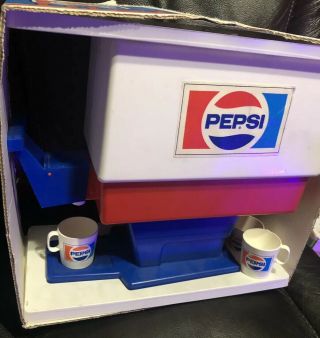 Chilton Pepsi Dispenser Vintage Toy Nos Soda Advertising Americana
