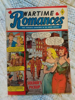 Wartime Romances 5 - Matt Baker,  Looking Vintage Comic,  " Good Girl Art "