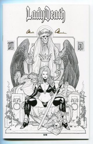 Lady Death Apocalyptic Abyss 1 3 Book LEGEND Variant Set by Frank Cho 50 Made 3