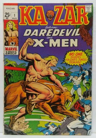 Ka - Zar 1 Nm - Range 1970 Daredevil X - Men Marvel Comics Huge