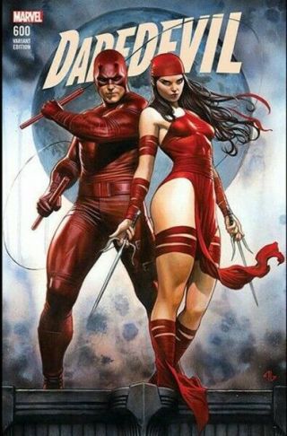 Daredevil 600 Adi Granov Variant Cover A Red Suit Marvel Elektra Comic Book