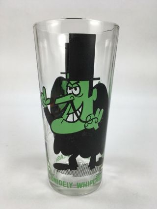 Vintage Pepsi Snidely Whiplash Glass Cup Collector Series Pat Ward