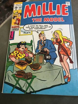 Millie The Model 187 (marvel Comics 1970) Vf Written By Stan Lee