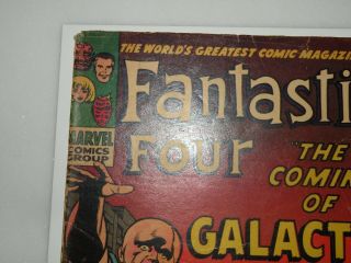 FANTASTIC FOUR 48 FIRST APPEARANCE SILVER SURFER & GALACTUS GD/VG 3.  0 to VG 4.  0 5