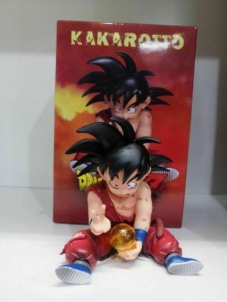 Dragon Ball Kid Goku Wounded War Small Kakarotto GK Resin Figure No Box 3