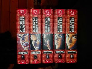 Battle Royale Ultimate Edition Vol.  1 - 5 Manga Complete Set English