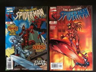 Spiderman 430,  431 Silver Surfer & Carnage Appearance Low Print Nm/vf