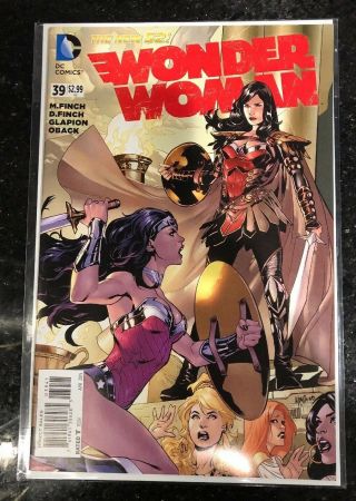 Wonder Woman 39d 2015 Lupacchino 1:100 Variant 52 Justice League Finch