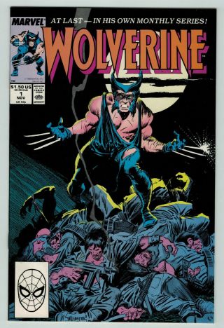 Wolverine 1 Claremont Buscema 1988 Marvel Comics Fn,  Fine,