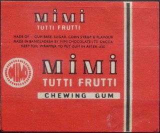 Gum Wrapper From Bangladesh Mimi