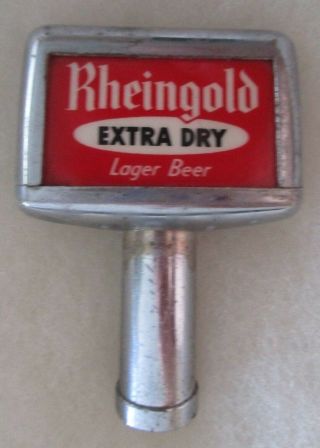 Vintage Rheingold Extra Dry Lager Beer Tap Handle