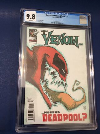 What If? 1 Venom Possessed Deadpool 1st Print Cgc 9.  8 Wow Key Mega Grail