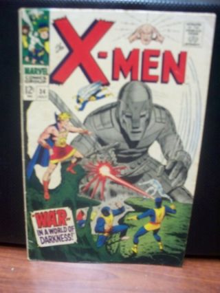 X - Men 34 " War In A World Of Darkness " With Tyrannus.  4.  5 Silver Age