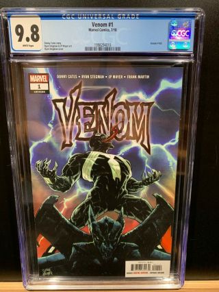 Venom 1 Cgc 9.  8 Rare First Hot Key Issue In Venom Series