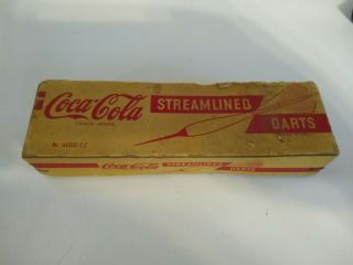 Coca - Cola Coke Streamlined Darts 1940 