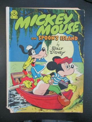 Four Color 170,  G/vg,  Mickey Mouse On Spook 